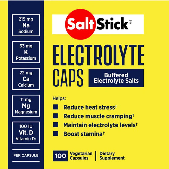 SaltStick Electrolyte Caps 100 (Pastillas de Sal)