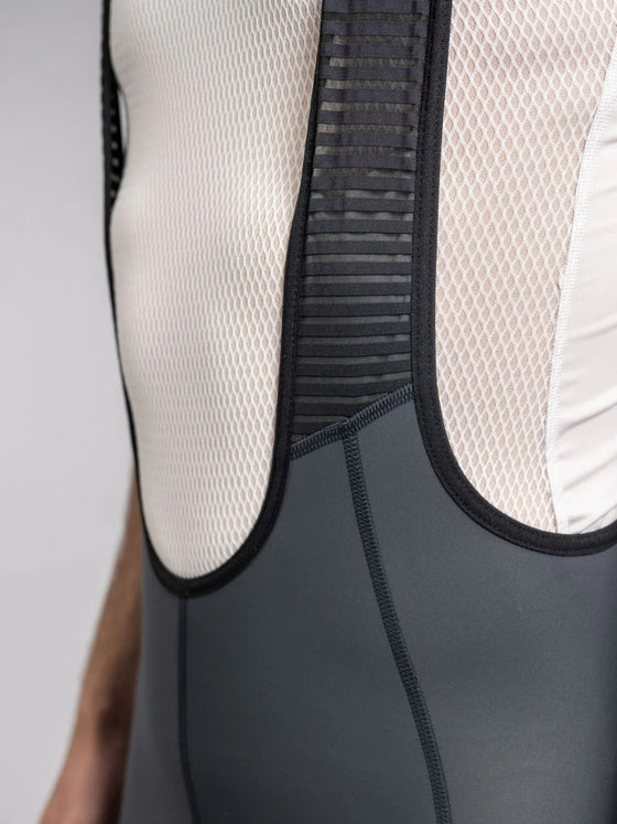 Bib Short ICON Classic Hombre Grey BIORACER