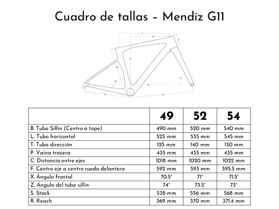 Bicicleta Mendiz G11 GRX400